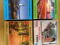 4 x puzzel - 1000 stuks - puzzle passion - afbeelding 1 van  5