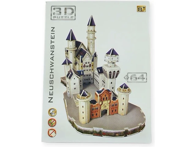 4 x puzzel 3d - 4 verschillende 3d-puzzels - afbeelding 4 van  6