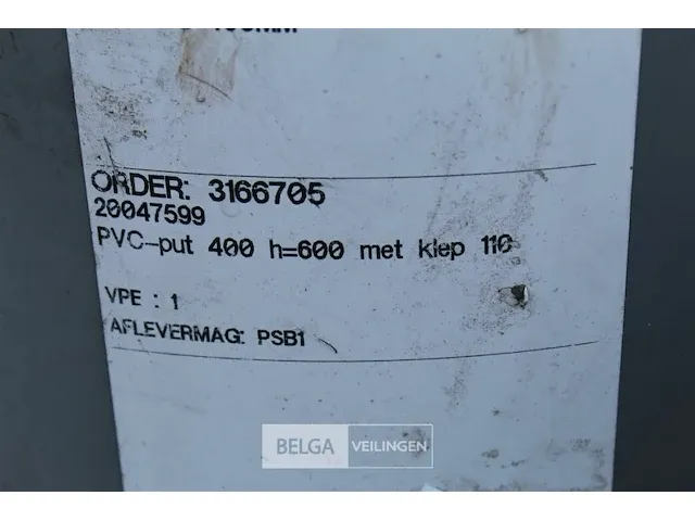 4 x pvc inspectieput - afbeelding 3 van  5