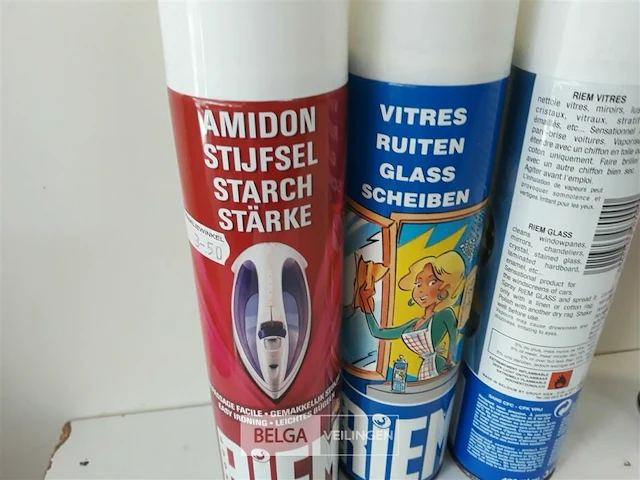 4 x riem spray, 2 x stijfsel, 2 x ruitenreiniger - afbeelding 3 van  3
