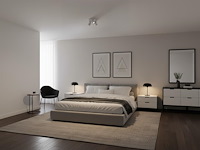 4 x rond gu10 opbouwspot armatuur triple cilinder zand wit en zwart draaibaar - afbeelding 4 van  8