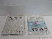 4 x rubber gootsteenmat 31x26 cm - afbeelding 1 van  2