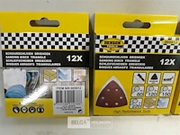 4 x schuurschijven driehoek 12 stuks - afbeelding 3 van  3