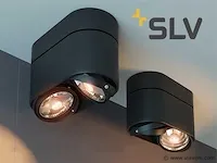 4 x slv kardamod opbouw spot dubbel zwart - afbeelding 1 van  5