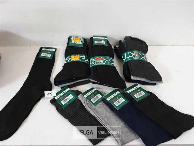4 x sokken 5 paar 40-42 mix kleuren - afbeelding 2 van  3