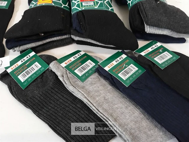 4 x sokken 5 paar 40-42 mix kleuren - afbeelding 3 van  3