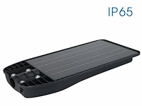 4 x solar straat lantaarn 50 watt zwart - afbeelding 3 van  4