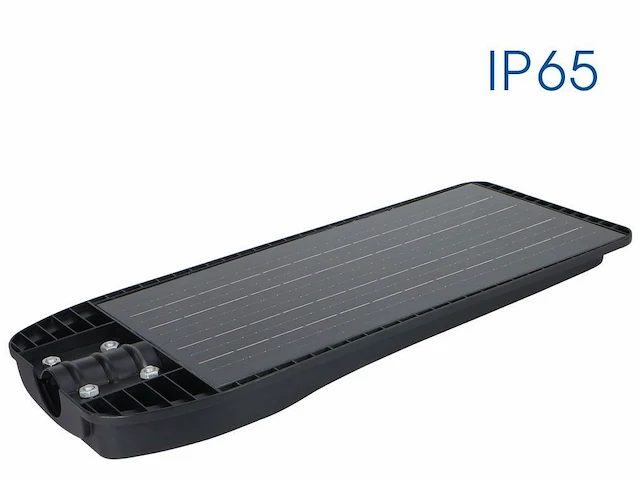 4 x solar straatlantaarn 100 watt zwart - afbeelding 2 van  6