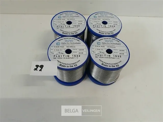 4 x soldeertin op bobijn 500 gram 2 mm - afbeelding 1 van  3