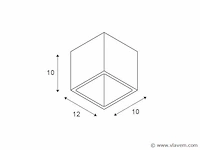 4 x solo cube benton wand armaturen - afbeelding 6 van  6