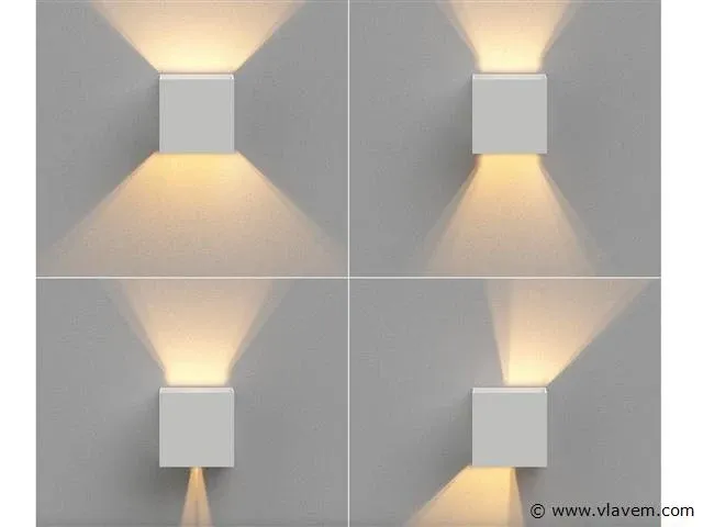 4 x solo cube motion wand armaturen wit - afbeelding 7 van  7