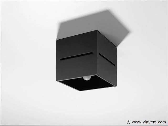 4 x solo cube split plafond spots zwart - afbeelding 2 van  5