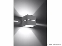 4 x solo cube split wand armatuur wit - afbeelding 1 van  1