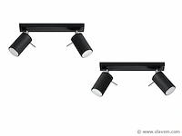 4 x solo focus plafond 2.0 armatuur zwart - afbeelding 1 van  4