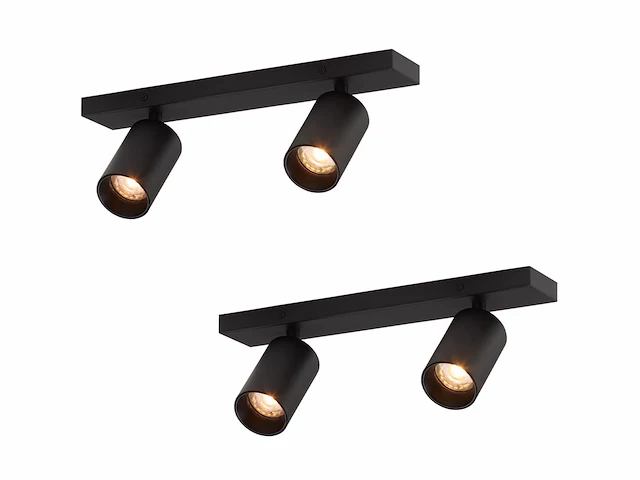 4 x solo focus plafond 2.0 armatuur zwart - afbeelding 2 van  7