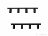 4 x solo focus plafond 4.0 armatuur zwart - afbeelding 2 van  9