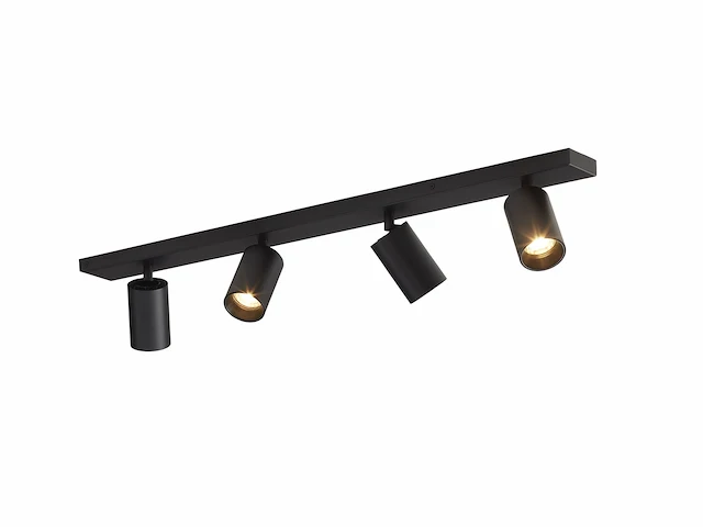 4 x solo focus plafond 4.0 armatuur zwart - afbeelding 3 van  8