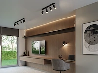 4 x solo focus plafond 4.0 armatuur zwart - afbeelding 6 van  8