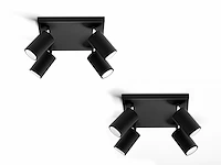 4 x solo focus quad armatuur zwart - afbeelding 3 van  5