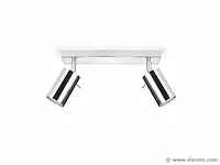 4 x solo plafond armatuur duo spot chroom - afbeelding 2 van  4