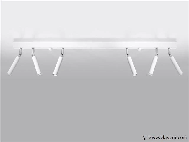 4 x solo tube benton plafond armaturen - afbeelding 1 van  5