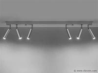 4 x solo tube benton plafond armaturen - afbeelding 2 van  5