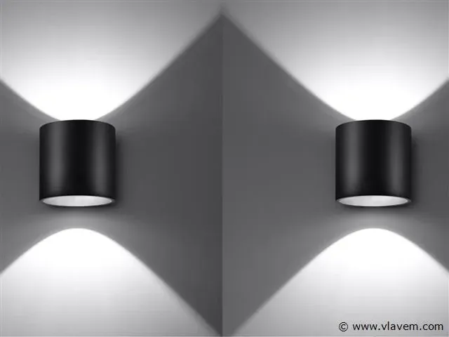 4 x solo tube wand armaturen zwart - afbeelding 2 van  4