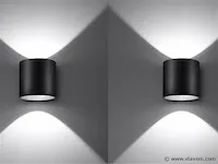 4 x solo tube wand armaturen zwart - afbeelding 2 van  4