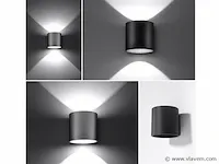 4 x solo tube wand armaturen zwart - afbeelding 3 van  4