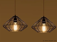 4 x solo wired hanglampen e27 - afbeelding 1 van  5