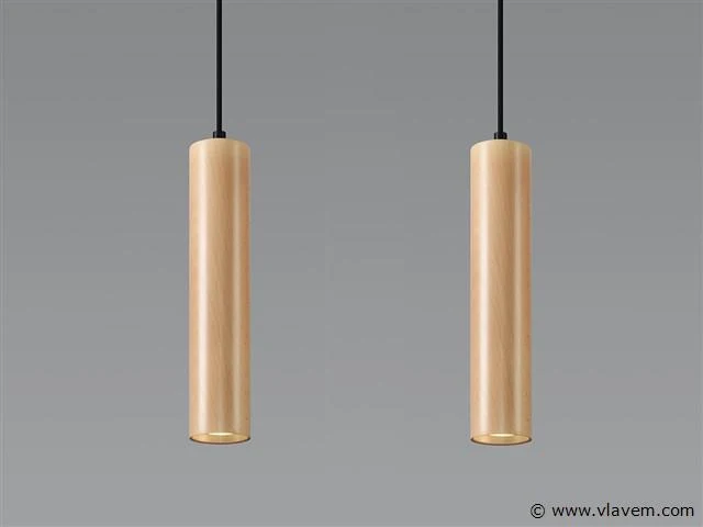 4 x solo yube wood design hanglampen - afbeelding 1 van  5