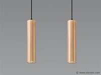 4 x solo yube wood design hanglampen