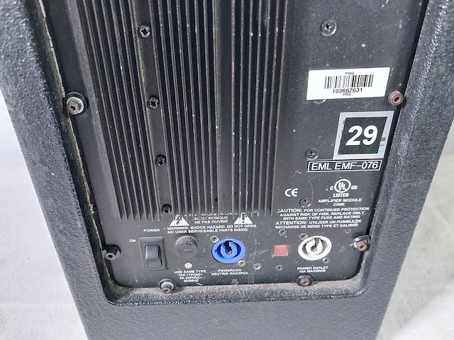 4 x speaker prg/eml emf powered - afbeelding 9 van  11