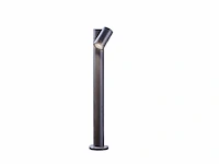 4 x staande tuinlamp 60cm gu10 fitting zwart draaibaar waterdicht - afbeelding 2 van  5