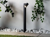 4 x staande tuinlamp 60cm gu10 fitting zwart draaibaar waterdicht - afbeelding 1 van  5