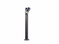 4 x staande tuinlamp 60cm gu10 fitting zwart draaibaar waterdicht - afbeelding 2 van  5
