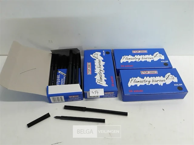 4 x stift zwart 12 stuks - afbeelding 1 van  3