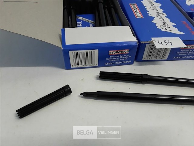 4 x stift zwart 12 stuks - afbeelding 3 van  3