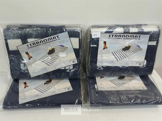 4 x strandmat draagbaar inklapbaar - afbeelding 1 van  3
