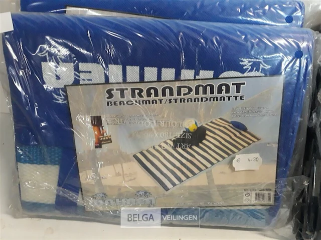 4 x strandmat draagbaar inklapbaar - afbeelding 3 van  3