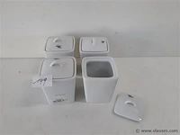 4 x suikerpot - afbeelding 1 van  2