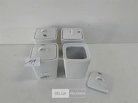 4 x suikerpot - afbeelding 1 van  3