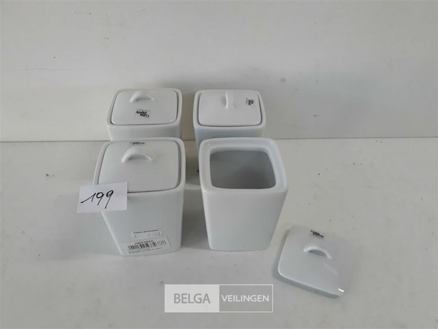 4 x suikerpot - afbeelding 2 van  3