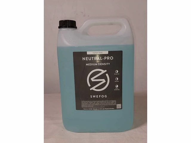 4 x swefog neutral-pro medium density smoke fluid water based 5l - afbeelding 3 van  3