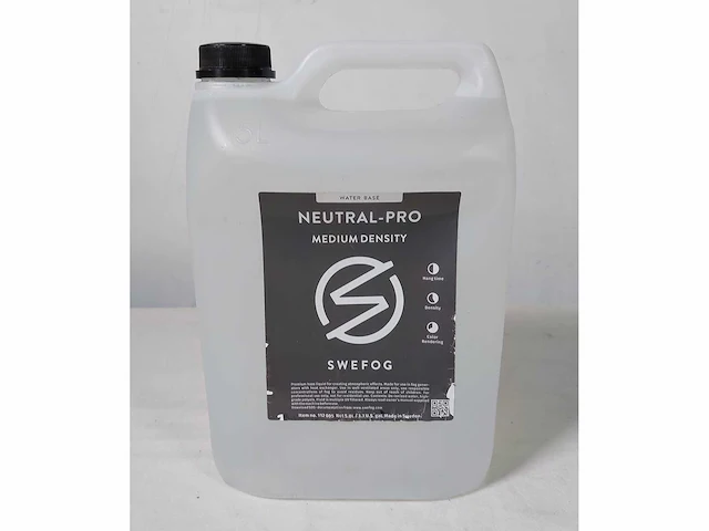 4 x swefog neutral-pro medium density smoke fluid water based 5l - afbeelding 3 van  3
