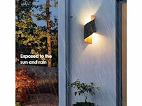 4 x swirl design wandlampen goud zwart - afbeelding 7 van  9
