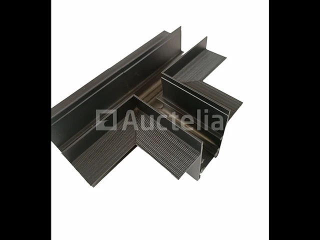 4 x t-connector voor ingebouwde magnetische rails 20 mm – horizontaal. - afbeelding 1 van  4