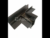 4 x t-connector voor ingebouwde magnetische rails 20 mm – horizontaal. - afbeelding 1 van  4