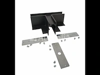 4 x t-connector voor ingebouwde magnetische rails 20 mm – horizontaal. - afbeelding 3 van  4