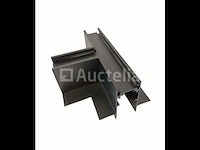 4 x t-connector voor ingebouwde magnetische rails 20 mm – horizontaal. - afbeelding 4 van  4